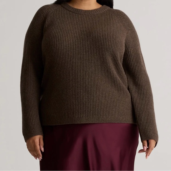 Quince Sweaters - Mongolian Cashmere Fisherman Crewneck Sweater (3X)